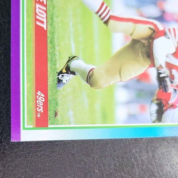 1990 Score - #170 Ronnie Lott - Picture 9 of 10